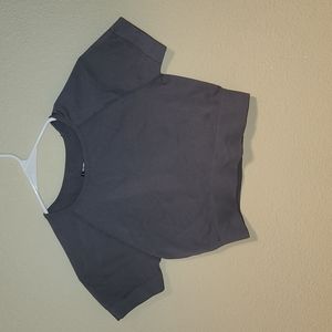 Purple Work Out Crop Top